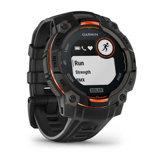 Garmin Instinct 3 Solar (45 мм) — компактний смарт-годинник із GPS