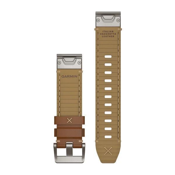 Ремешки для часов Garmin QuickFit 22 кожаные, итальянские 010-12738-04 фото