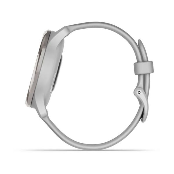 Смарт-часы Garmin vivomove Trend со серебристым стальным безелем, серыми корпусом и ремешком 010-02665-03 фото
