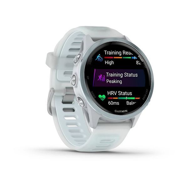 Смарт-часы Garmin Forerunner 570 (42 мм) голубой алюминий/белый 010-02970-01 фото