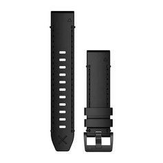 Ремінці для годинника Garmin QuickFit 22 шкіряні, Genuine Horween чорні 010-12738-19 фото