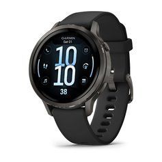 Смарт-часы Garmin Venu 4 (41 мм) сланцевый с черным силиконовым ремешком 010-03013-02 фото