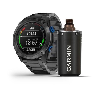 Смарт-годинник Garmin Descent Mk2i титановий сірий DLC з титановим ремінцем (в комплекті з Descent T1) 010-02132-12 фото