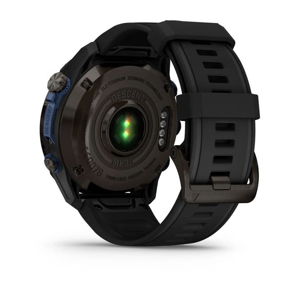 Смарт-часы Garmin Descent Mk3i (51 мм) карбоново-серые DLC титановые с черным силиконовым ремешком 010-02752-11 фото