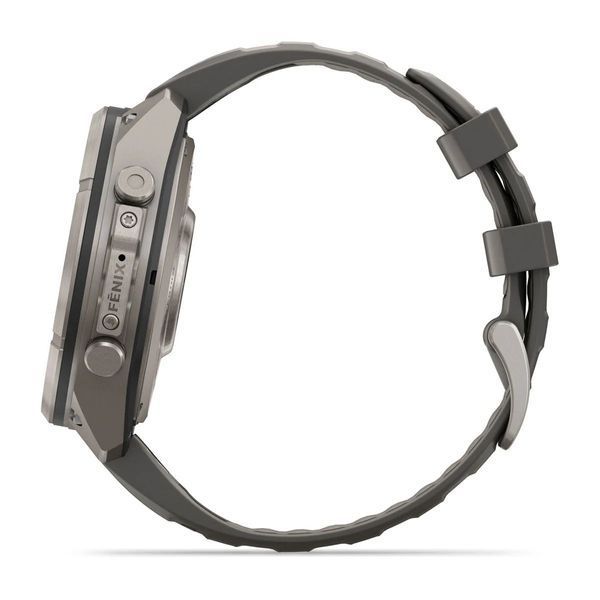 Смарт-часы Garmin fenix 9 Pro Solar (47 мм) титан гравийно-серый/серебристо-серый 010-04338-05 фото