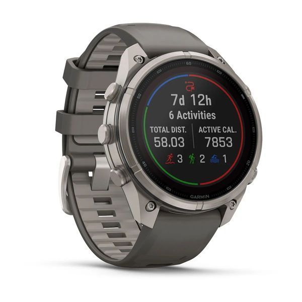 Смарт-часы Garmin fenix 9 Pro Solar (47 мм) титан гравийно-серый/серебристо-серый 010-04338-05 фото