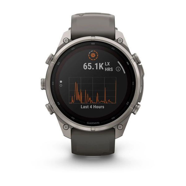 Смарт-часы Garmin fenix 9 Pro Solar (47 мм) титан гравийно-серый/серебристо-серый 010-04338-05 фото