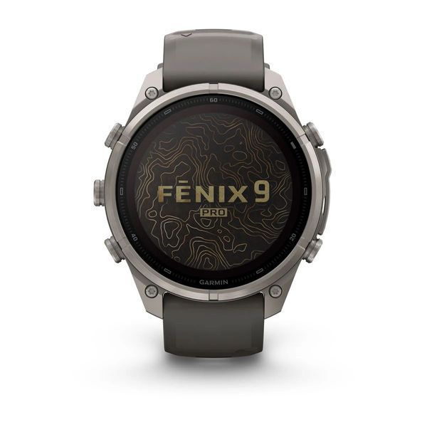 Смарт-часы Garmin fenix 9 Pro Solar (47 мм) титан гравийно-серый/серебристо-серый 010-04338-05 фото