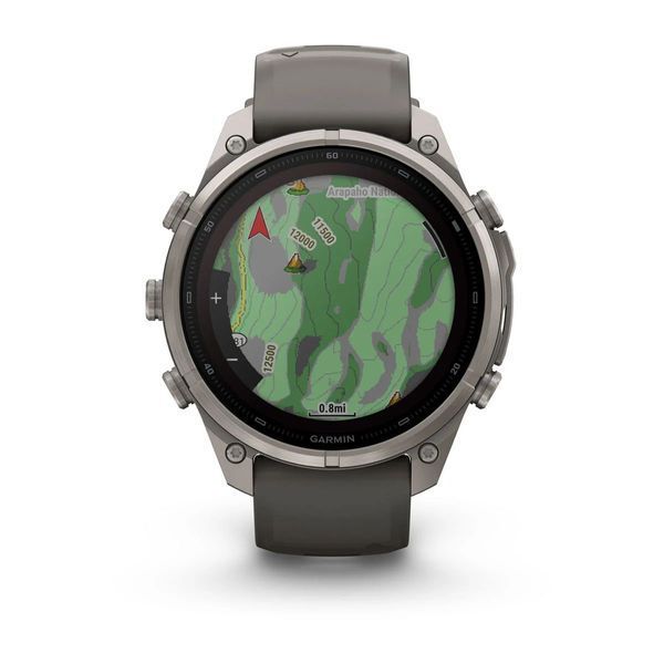 Смарт-часы Garmin fenix 9 Pro Solar (47 мм) титан гравийно-серый/серебристо-серый 010-04338-05 фото