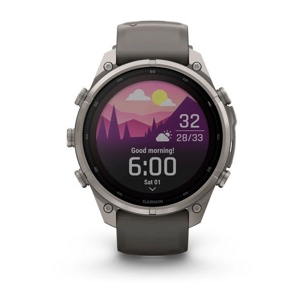Смарт-часы Garmin fenix 9 Pro Solar (47 мм) титан гравийно-серый/серебристо-серый 010-04338-05 фото