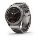 Смарт-часы Garmin fenix 6X Pro Solar титановые серебристые с титановым браслетом 010-02157-24 фото 1