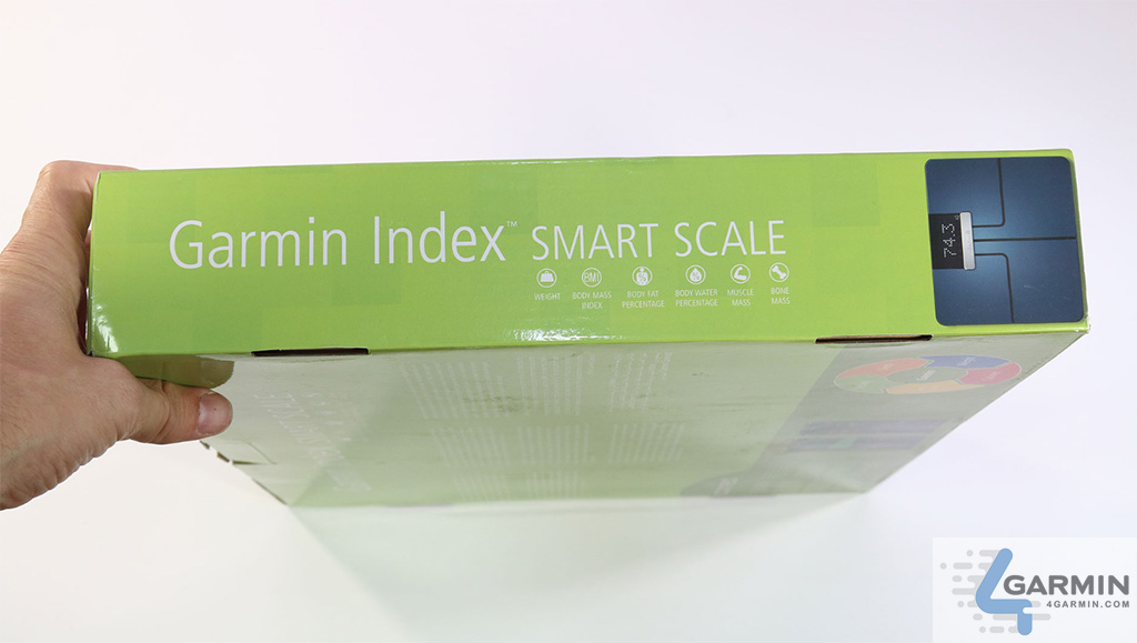 торцева частина ваги Garmin Index Smart Scale
