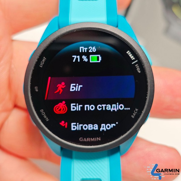 garmin forerunner 165 для спорту