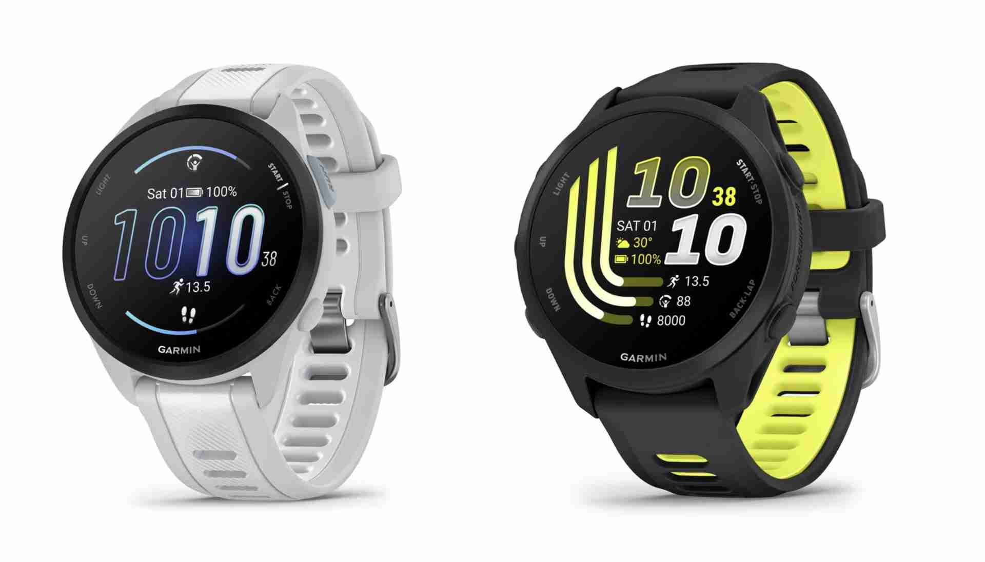 Garmin Forerunner 170 и Forerunner 165 сравнение