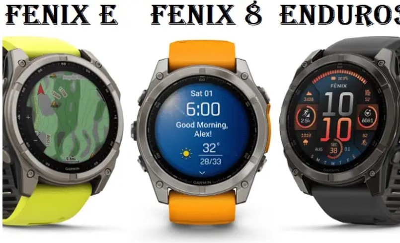 Витік: Перший погляд на Garmin Fenix 8, Fenix E та Enduro 3