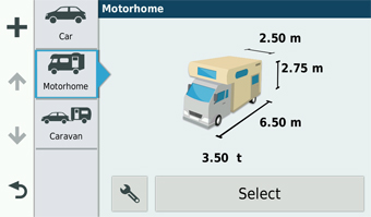 МАРШРУТИ ДЛЯ АВТОФУРГОНІВ GARMIN CAMPER 770 LMT-D