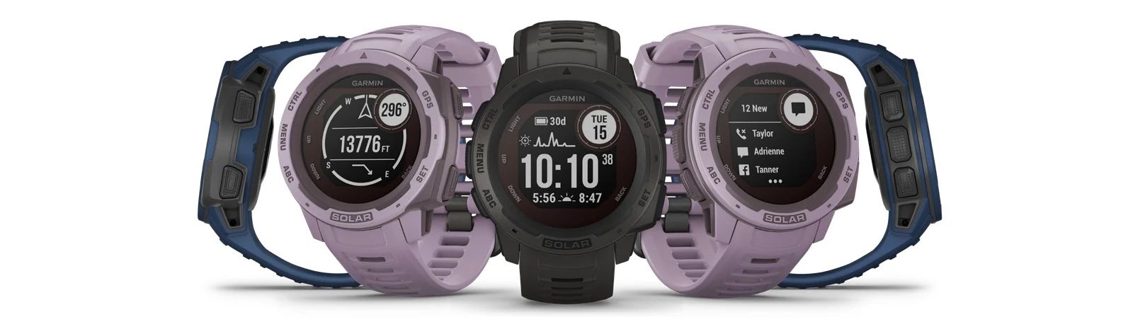 Смарт-часы Garmin Instinct Solar Graphite 1