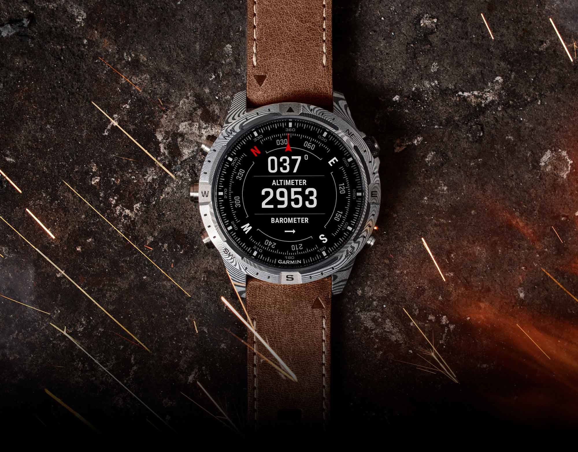 Смарт-часы Garmin MARQ Adventurer Gen 2 Damascus Steel