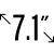 7,1 ДЮЙМ