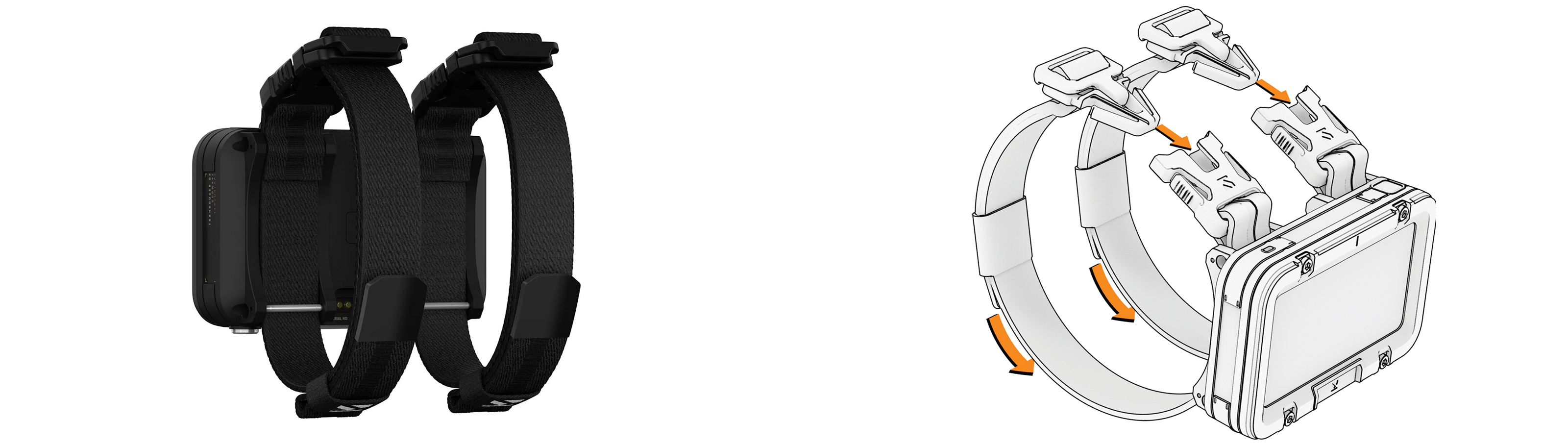 Набір змінних нейлонових ремінців Garmin для дайвінгу 20 мм застібки